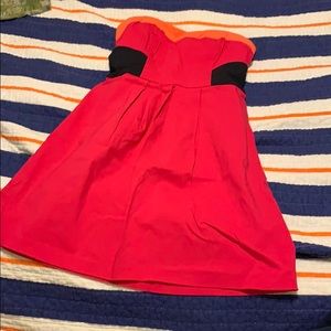 Urban outfitters cute pink strapless mini dress